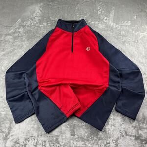 Vintage Nautica Competition Quarter Zip Pullover Jacket Mens XL